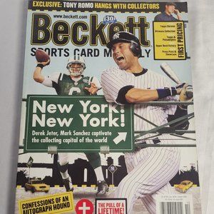 Derek Jeter New York Yankees Beckett Monthly October 2009 #295